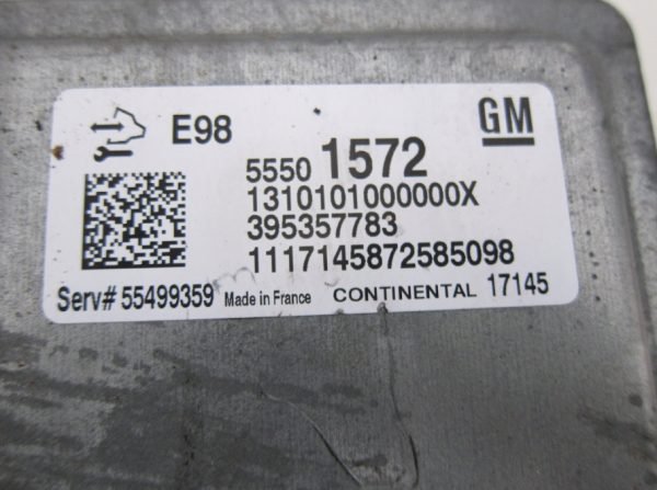 Computadora ECU Centralita OPEL ASTRA J 55501572 395357783 - Imagen 3