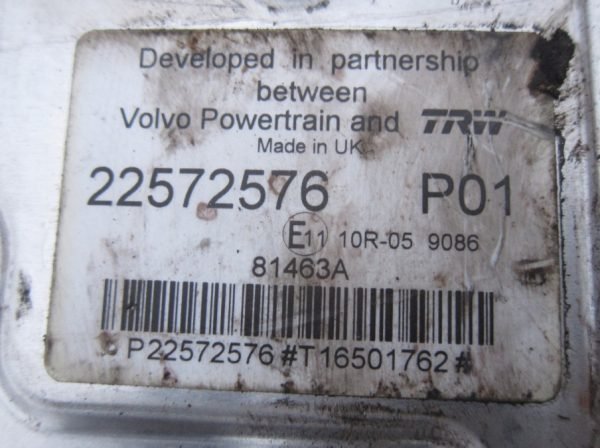 Computadora ECU Centralita TRW 22572576 P22572576 P01 VOLVO RENAULT - Imagen 2
