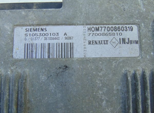 Computadora Ecu Centralita Renault S105300103A 7700860319 7700865810 - Imagen 2
