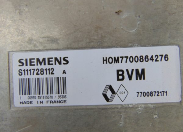 Computadora Ecu Centralita Renault S111728112A 7700864276 7700872171 - Imagen 2