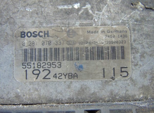 Computadora Ecu Centralita Fiat Stilo 0281010337 55182953 - Imagen 2