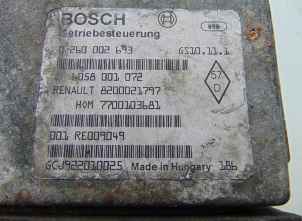 Computadora Ecu Centralita Renault 0260002693 8200021797 7700103681 - Imagen 2