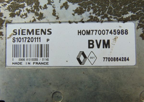 Computadora Ecu Centralita Renault S101720111P 7700745988 - Imagen 2