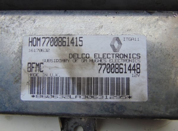 Computadora Ecu Centralita Renault 7700861415 7700861448 BFMC - Imagen 2