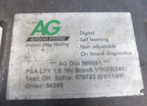 Computadora Ecu Centralita Gas GLP 500051 1.8 Systems AG Autogas - Imagen 2