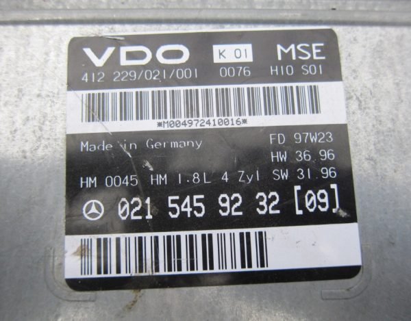 Computadora Centralita Ecu Mercedes Benz 0215459232 412229021001 - Imagen 2