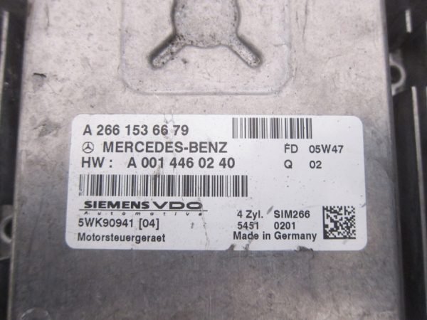 Computadora Centralita Ecu Mercedes Benz A2661536679 5WK90941 A0014460240 - Imagen 4