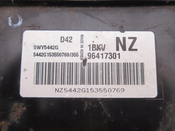Computadora Centralita Ecu Chevrolet NZ 96417301 5WY5442G - Imagen 2
