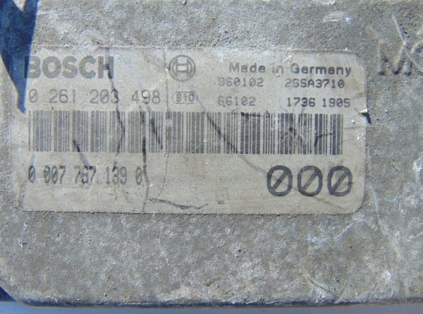Computadora Centralita Ecu Fiat Lancia 0261203498 00077971390 - Imagen 2
