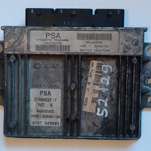 Computadora Centralita Ecu Peugeot 9652202780 9644625680 21584632-7