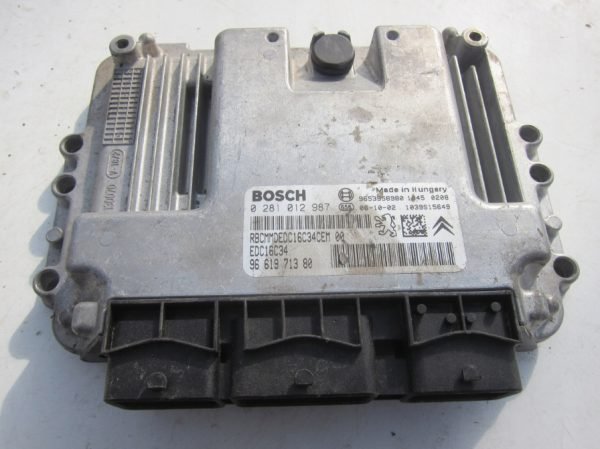Computadora Centralita Ecu Peugeot Citroën 0281012987 9661971380
