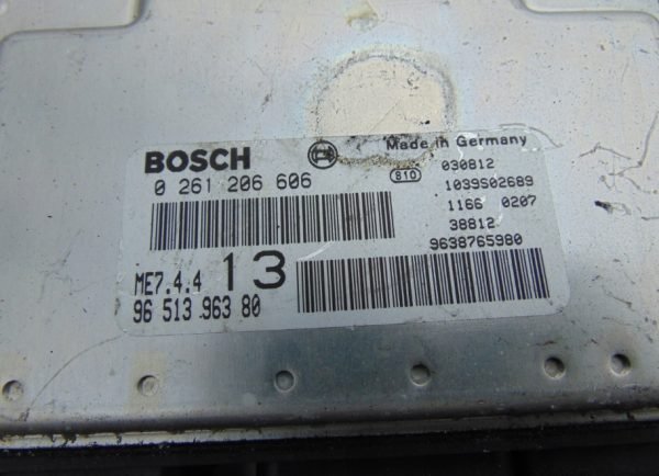 Computadora Centralita Ecu Peugeot 9651396380 0261206606 - Imagen 2