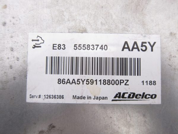 Computadora Centralita Ecu Corsa Opel AA5Y 55583740 - Imagen 2