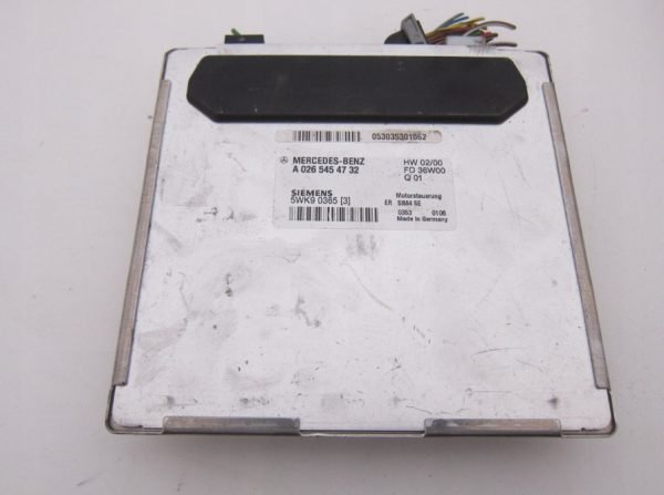 Computadora Centralita Ecu Mercedes Benz A0265454732 5WK90365 - Imagen 4
