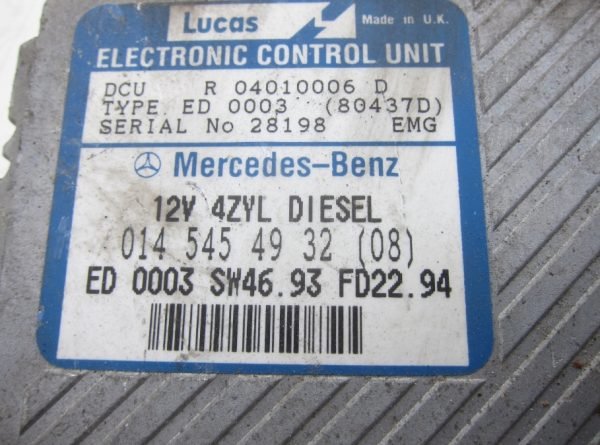 Computadora Centralita Ecu Mercedes Benz R04010006D 0145454932 - Imagen 2