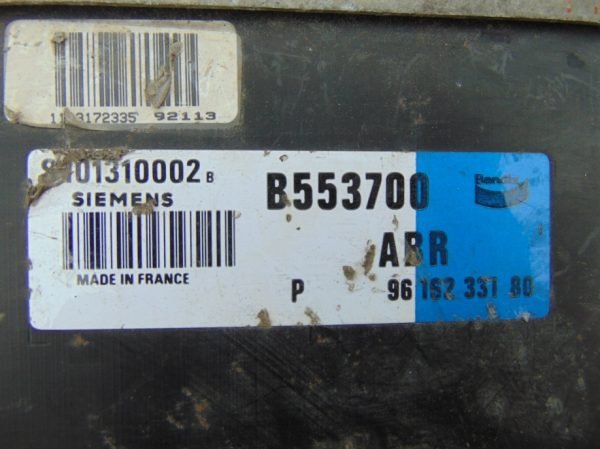 Computadora Centralita Ecu Peugeot S101310002B 9616233180 B553700 - Imagen 2
