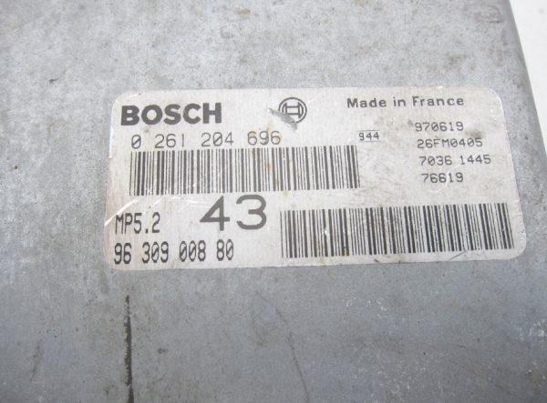 Computadora Centralita Ecu Citroën Peugeot 0261204696 9630900880 - Imagen 2