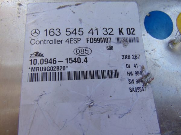 Computadora Centralita Ecu Mercedes Benz 1635454132 10.0946-1540.4 - Imagen 2