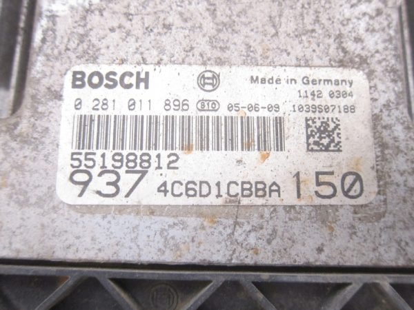Computadora Centralita Ecu Alfa Romeo 0281011896 55198812 - Imagen 2