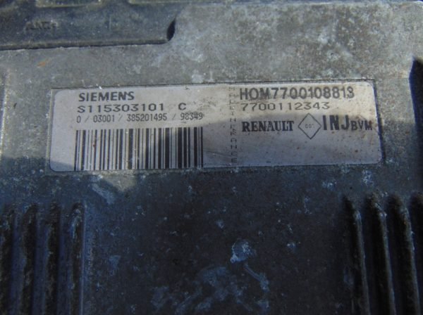 Computadora Centralita Ecu Renault S115303101C 7700108813 - Imagen 2