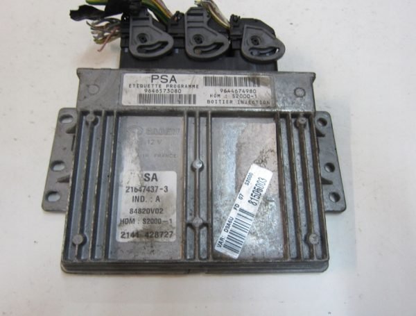 Computadora Centralita Ecu Peugeot 9646573080 9644674980 21647437-3