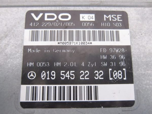 Computadora Centralita Ecu Mercedes Benz 0195452232 412229/021/005 - Imagen 2