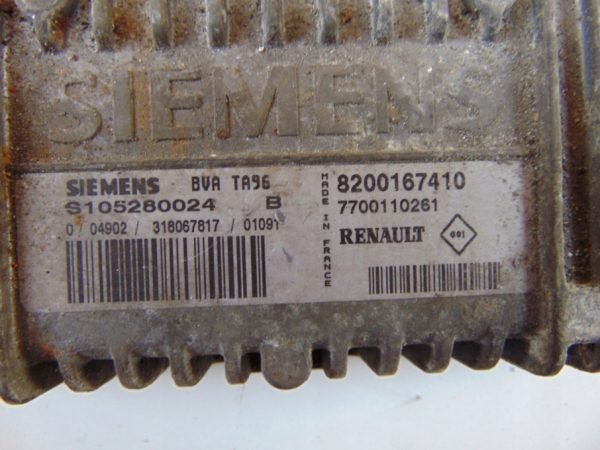 Computadora Centralita Ecu Renault S105280024B 8200167410 7700110261 - Imagen 2