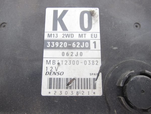 Computadora Centralita Ecu Suzuki 33920-62J01 MB112300-0382 - Imagen 2