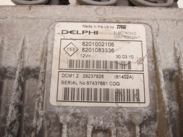 Computadora Centralita Ecu Dacia 8201002106 8201083336 - Imagen 2