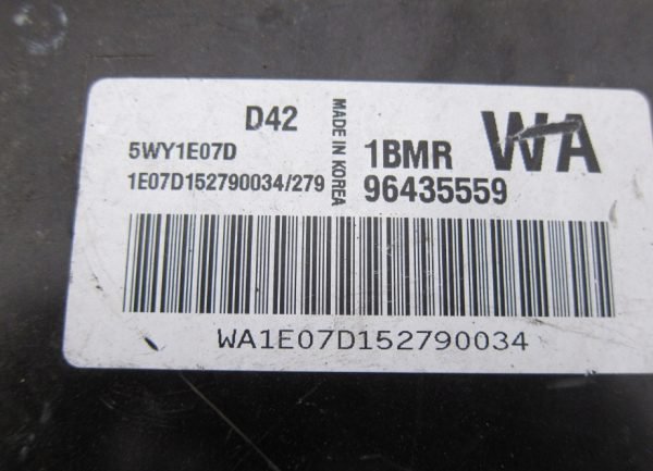 Computadora Centralita Ecu Chevrolet 1BMR 96435559 WA 5WY1E07D - Imagen 2
