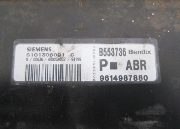 Computadora Centralita Ecu Peugeot S101308001C 9614987880 B553736 - Imagen 2