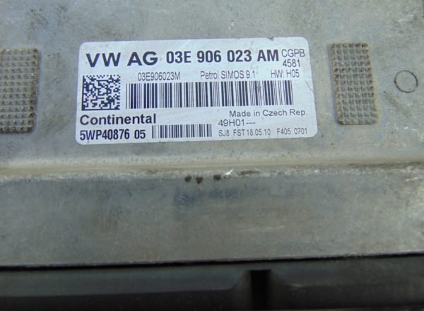 Computadora Centralita Ecu 5WP4087605 03E906023AM Volkswagen - Imagen 2