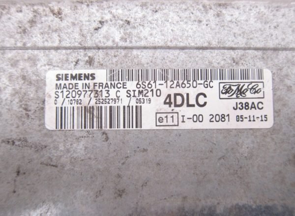 Computadora Centralita Ecu Ford S120977313C 6S61-12A650-GC - Imagen 2