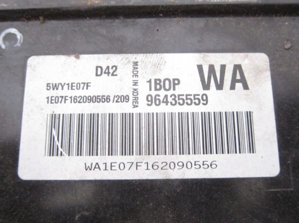 Computadora Centralita Ecu Chevrolet 1BOP 96435559 WA 5WY1E07F - Imagen 2