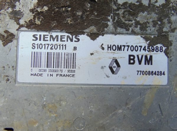 Computadora Centralita Ecu Renault S101720111B 7700745988 - Imagen 2