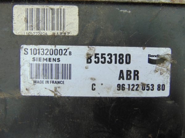 Computadora Centralita Ecu Citroën XM S101320002B B553180 9612205380 - Imagen 2