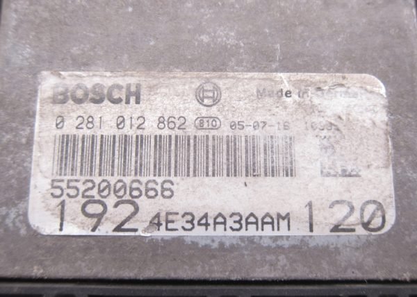 Computadora Centralita Ecu Fiat 0281012862 55200666 - Imagen 2