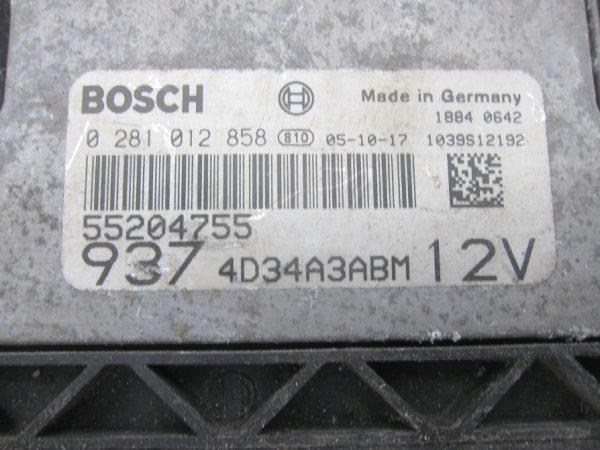 Computadora Centralita Ecu Fiat Alfa Romeo 0281012858 55204755 - Imagen 2