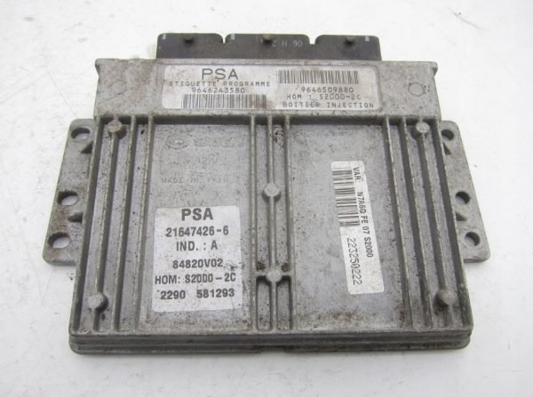 Computadora Centralita Ecu Peugeot Citroën 9646509880 9646243580