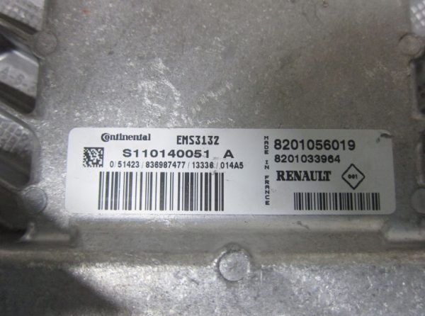 Computadora Centralita Ecu Renault S110140051A 8201056019 8201033964 - Imagen 2