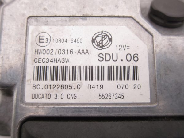 Computadora Centralita Ecu Fiat Ducato 55267345 SDU.06 - Imagen 2