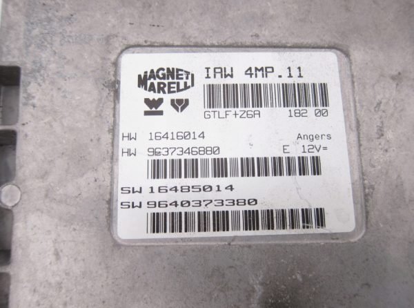 Computadora Centralita Ecu Peugeot Citroën IAW4MP.11 9640373380 9637346880 - Imagen 2