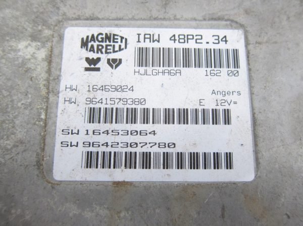 Computadora Centralita Ecu Citroën 9642307780 IAW48P2.34 9641579380 - Imagen 2
