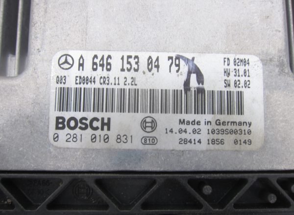 Computadora Centralita Ecu Mercedes Benz 0281010831 A6461530479 - Imagen 2