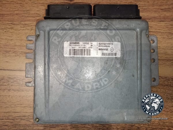 ECU Computadora Centralita Motor Scenic I Sirius 34 8200214973 8200080285