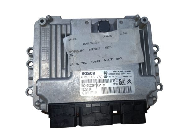 ECU Centralita motor Citroen Peugeot 308 0281013872 9664843780 EDC16C34