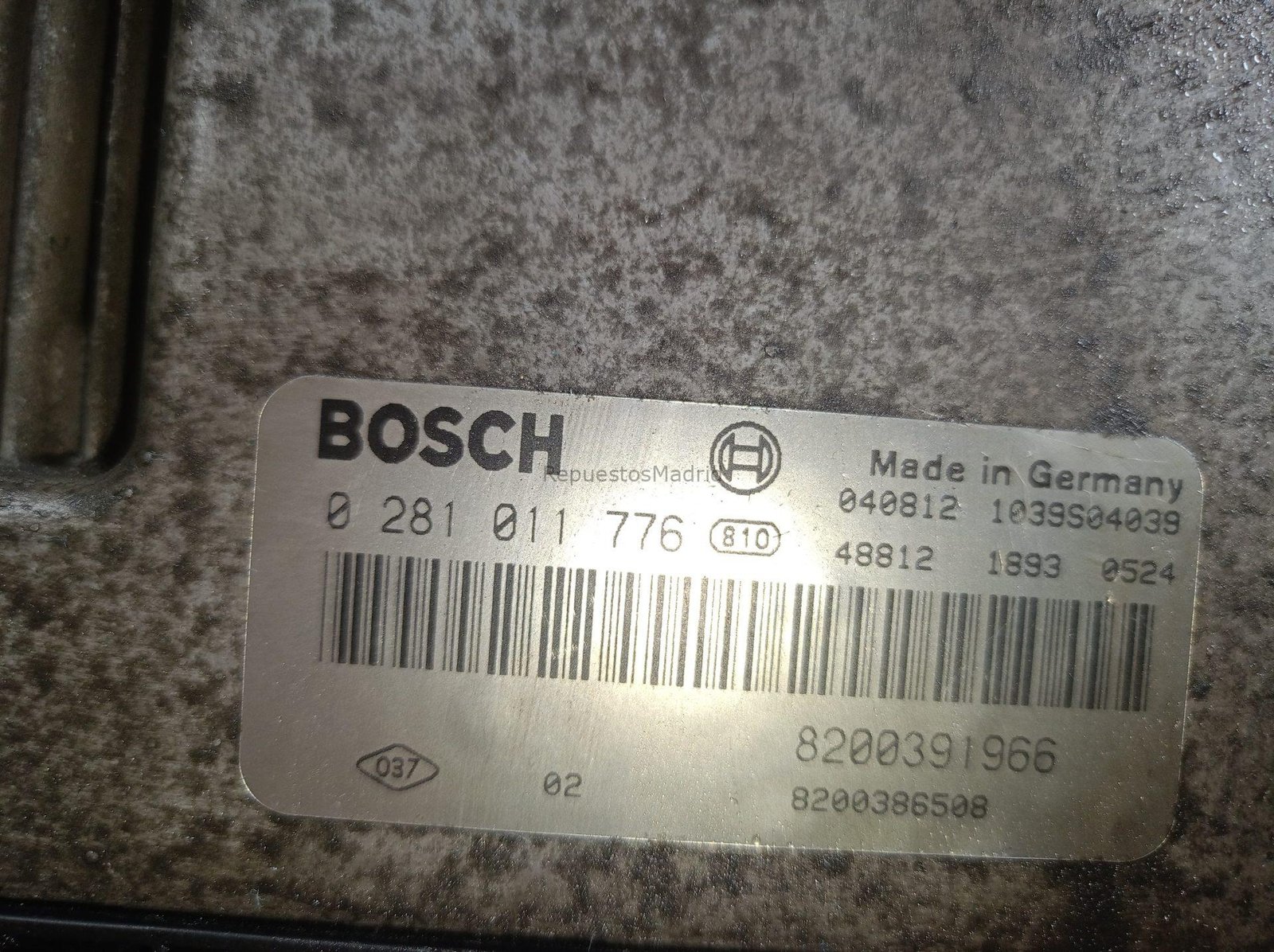 ECU CENTRALITA MOTOR RENAULT SCENIC II 8200391966 - Imagen 2