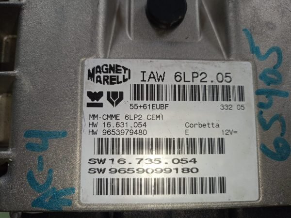 ECU Centralita motor Citroën Peugeot  IAW6LP205 9659099180 9653979480 - Imagen 2