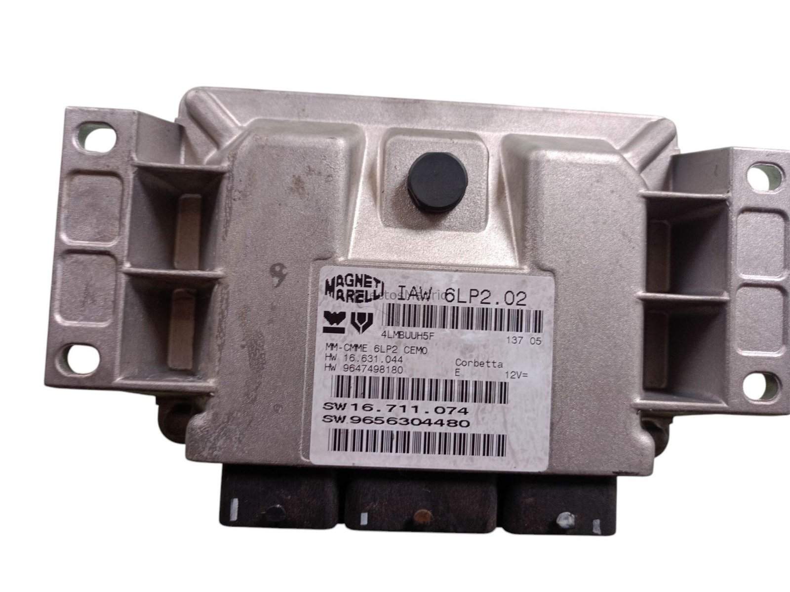 ECU Computadora Centralita Motor PEUGEOT 206 XS 2003 9647498180