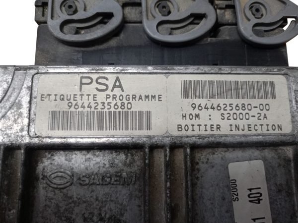 ECU Computadora Centralita Motor PEUGEOT 206 2001 135844 9644235680 9644625680 - Imagen 2